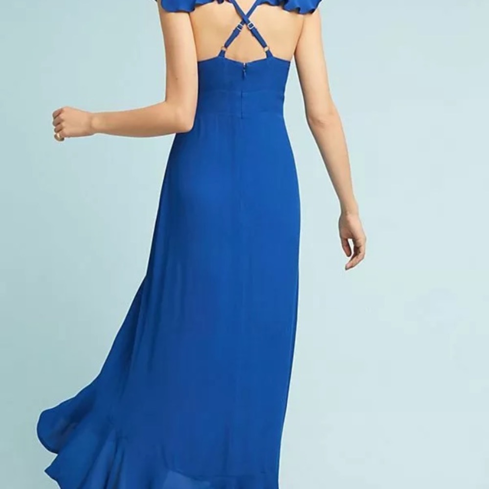 Anthropologie Larke Belle Maxi Ruffle Dress - Picture 4 of 8